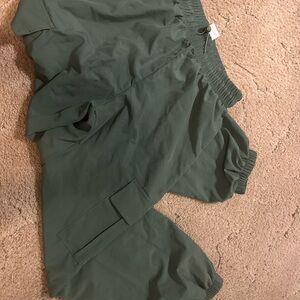Women's Green Track Pants